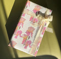 Purple Iris Watercolor Wrapping Paper: Botanical Gift Wrap
