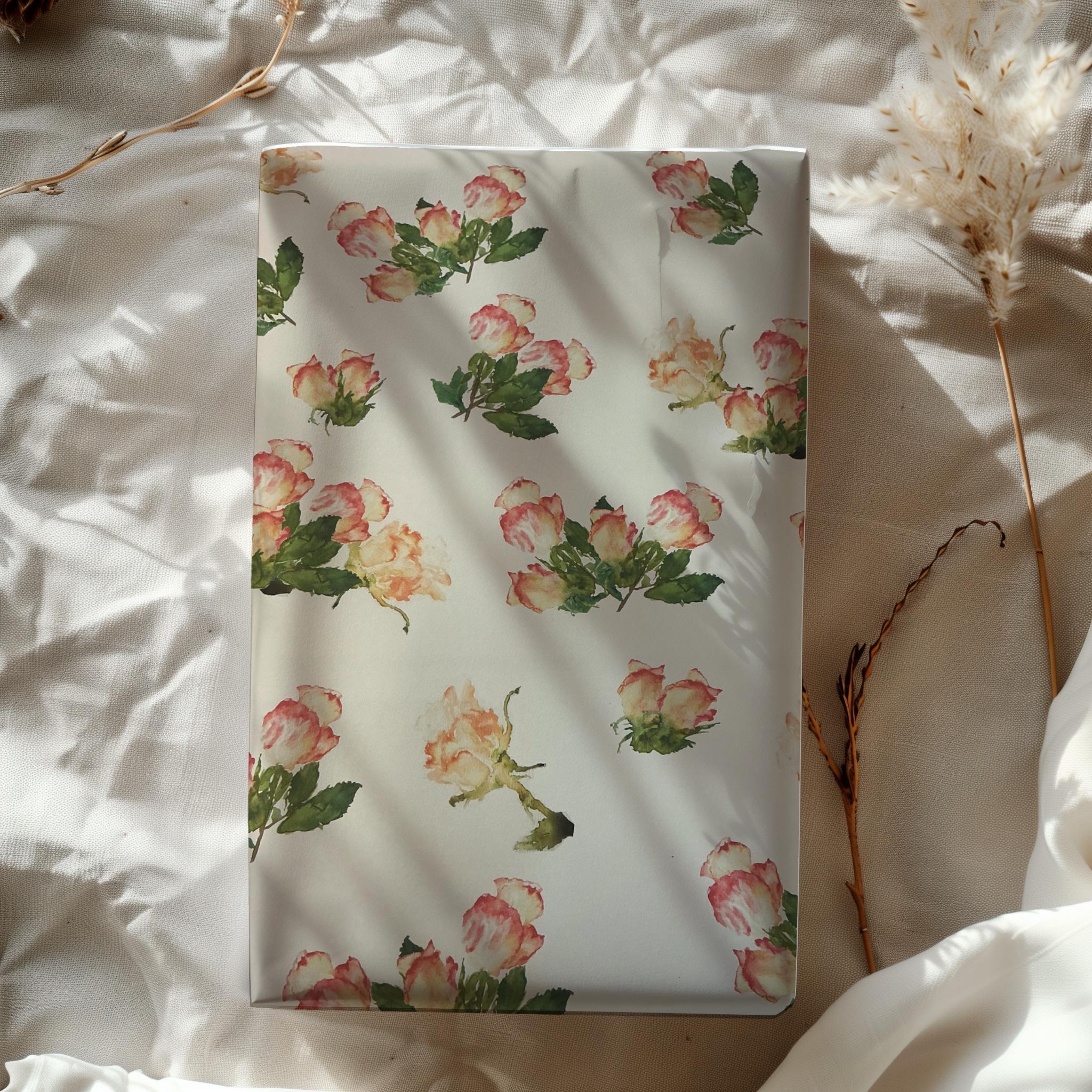 Watercolor Floral Wrapping Paper Variety Pack, Botanical Garden Party Designs
