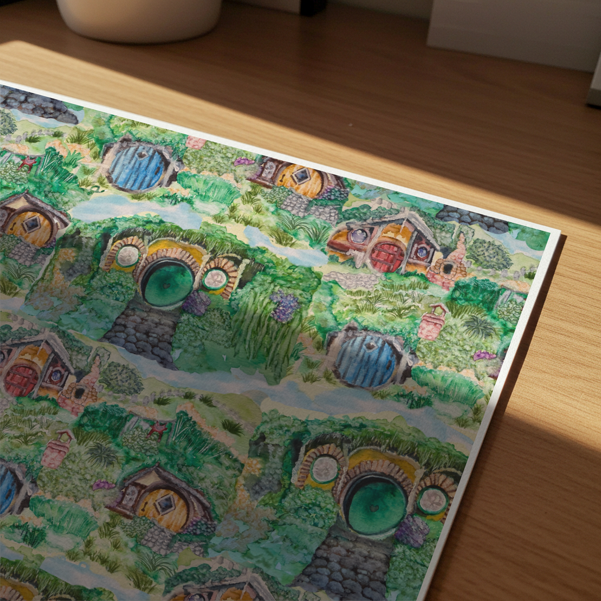 The Shire Wrapping Paper: Hobbit House Lord of the Rings Gift Wrap
