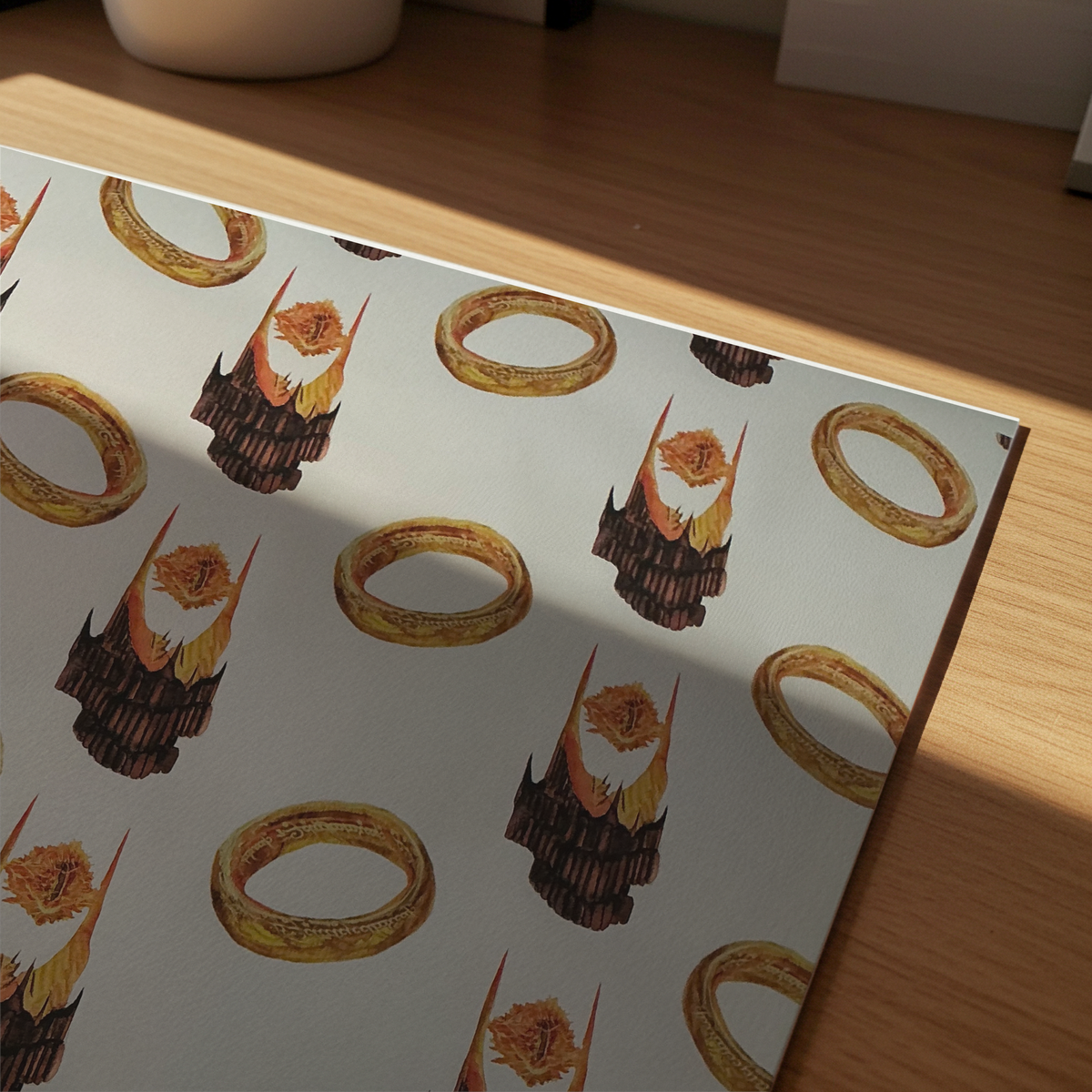 Eye of Sauron Wrapping Paper: Lord of the Rings Gift Wrap