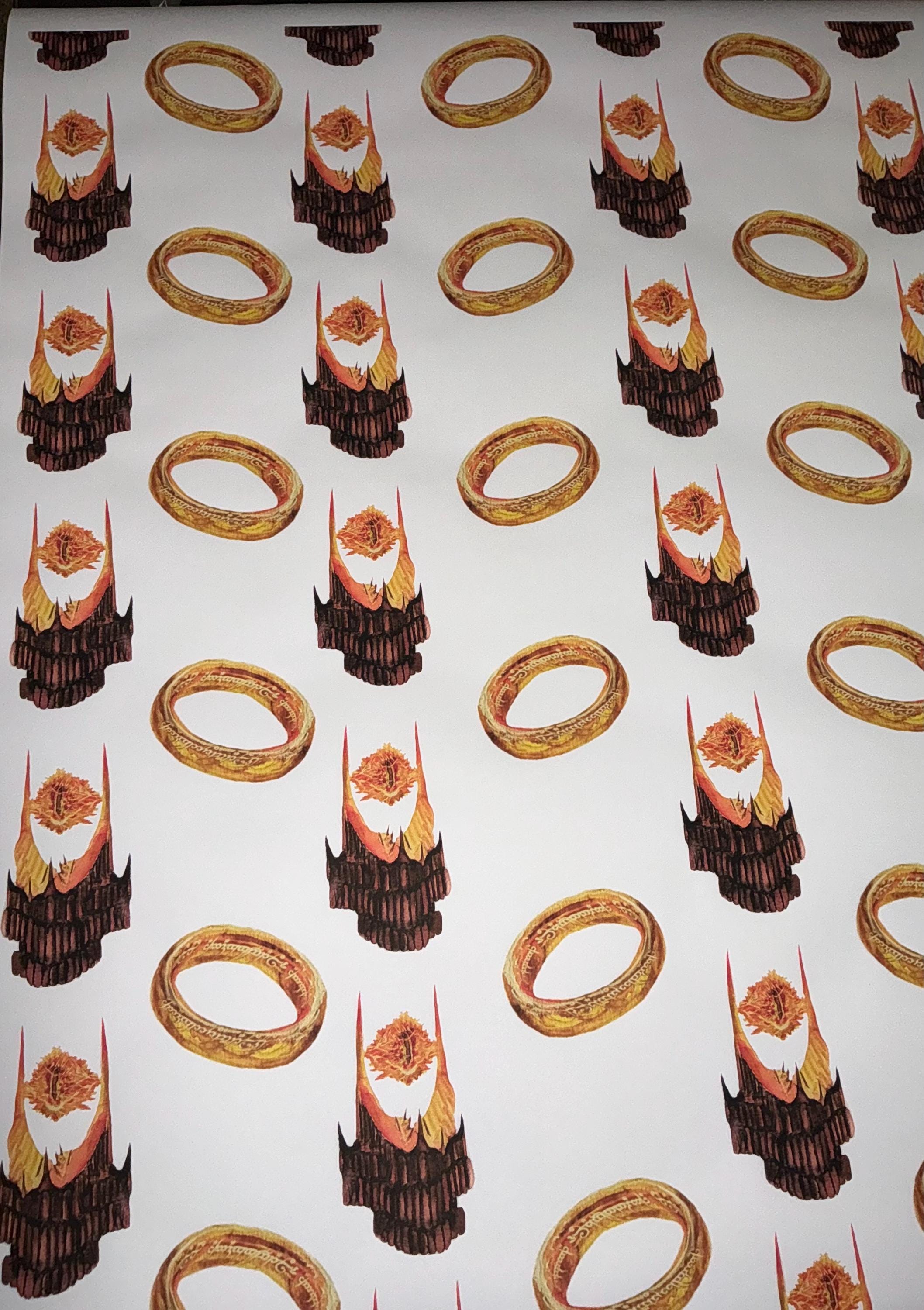 Eye of Sauron Wrapping Paper: Lord of the Rings Gift Wrap