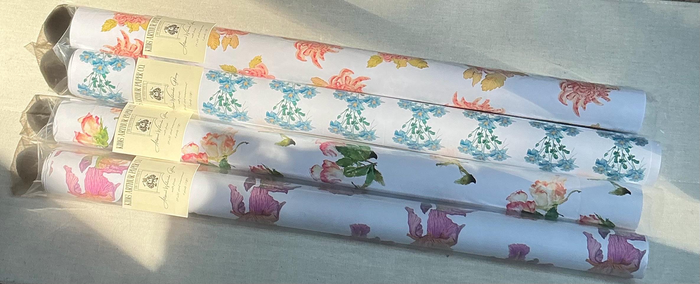Watercolor Floral Wrapping Paper Variety Pack, Botanical Garden Party Designs