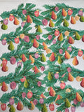 Sugar Plum Pear Christmas Wrapping Paper, Watercolor Wrap