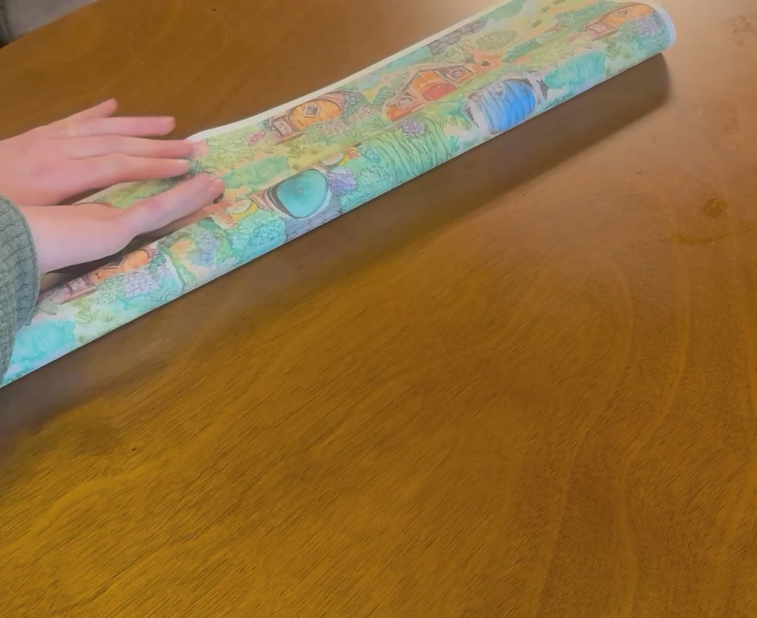 The Shire Wrapping Paper: Hobbit House Lord of the Rings Gift Wrap