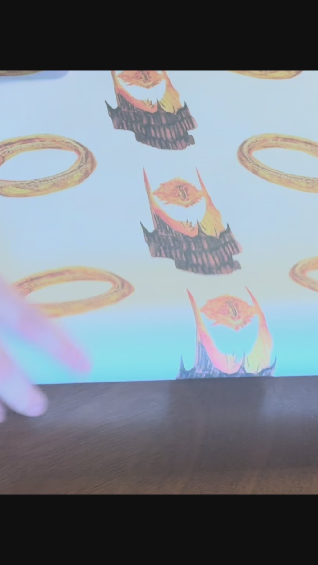 Fantasy Wrapping Paper Variety Pack, Lord of the Rings Inspired Gift Wrap, Shire & Eye of Sauron