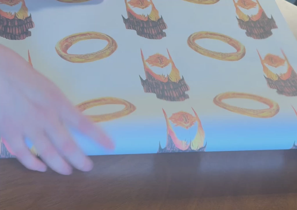 Eye of Sauron Wrapping Paper: Lord of the Rings Gift Wrap